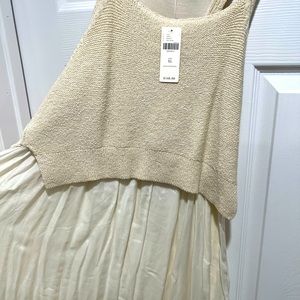 Maeve Anthropologie Mixed Media Tank Dress